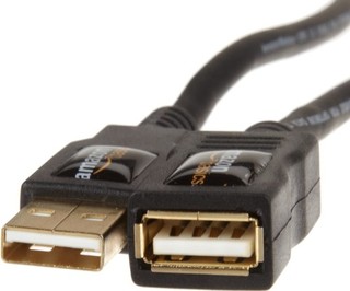 AmazonBasics 亚马逊倍思 USB 2.0 A公型至A母型转接线 2m