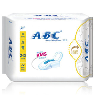 ABC 超极薄 棉柔表层 卫生巾