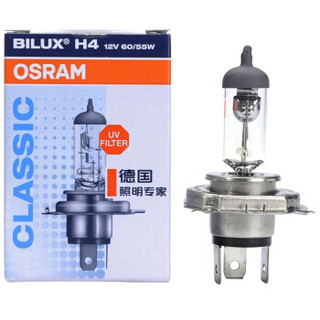 欧司朗(OSRAM) H4 汽车灯泡大灯灯泡远光灯近光灯车灯灯泡卤素灯 远近光一体 长寿型12V (单支装)