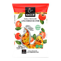 GALLO 公鸡 三色螺丝形意大利面 250g