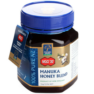 manuka health 蜜纽康 麦卢卡MGO30+混合蜂蜜  1000g