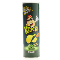 马来西亚进口 咖客嗞（Kracks）薯片芥末味 160g
