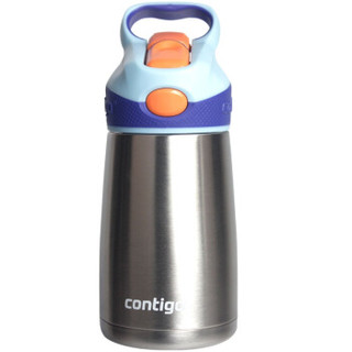 contigo 儿童保温吸管水杯不锈钢真空保温杯STRIKER300ML蓝色 HBC-STR026