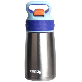 contigo 儿童保温吸管水杯不锈钢真空保温杯STRIKER300ML蓝色 HBC-STR026