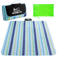 悠乐朋（Ulecamp）夏季野餐垫 防潮垫 牛津布野餐垫 休闲垫 午睡垫户外 格子垫子 彩条KC819
