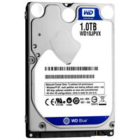  WD 西部数据 蓝盘 WD10JPVX 5400转8M 笔记本硬盘 1TB