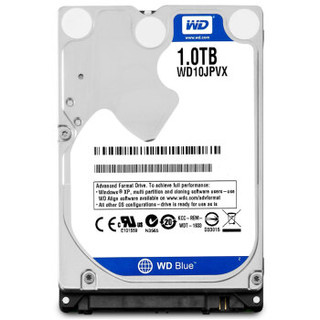  WD 西部数据 蓝盘 WD10JPVX 5400转8M 笔记本硬盘 1TB