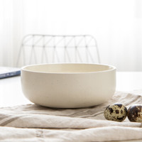 剑林 亿嘉（IJARL） 陶瓷韩式餐具饭碗北欧印象4.5英寸单支装微波炉适用 白色