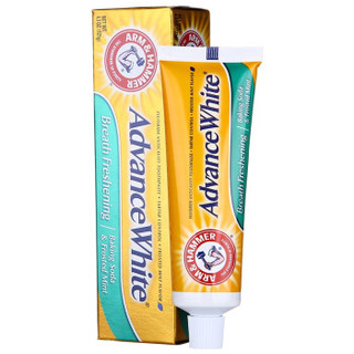 ARM&HAMMER 艾禾美 美白清新特惠装（亮白洁净 牙膏121g*2支+清新洁净121g+亮白洁净牙膏 25g*3支 ）