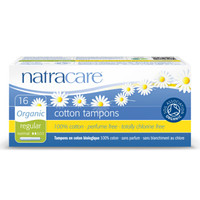 natracare 天然棉 卫生棉条 带助导普通型 16条