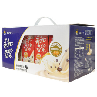 永和豆浆 香浓黑豆浆 250ml*12盒