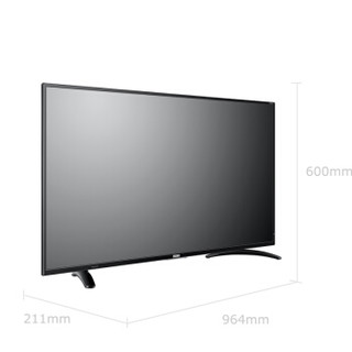MOOKA 海尔模卡 43A3C 43英寸 LED液晶电视（黑色）