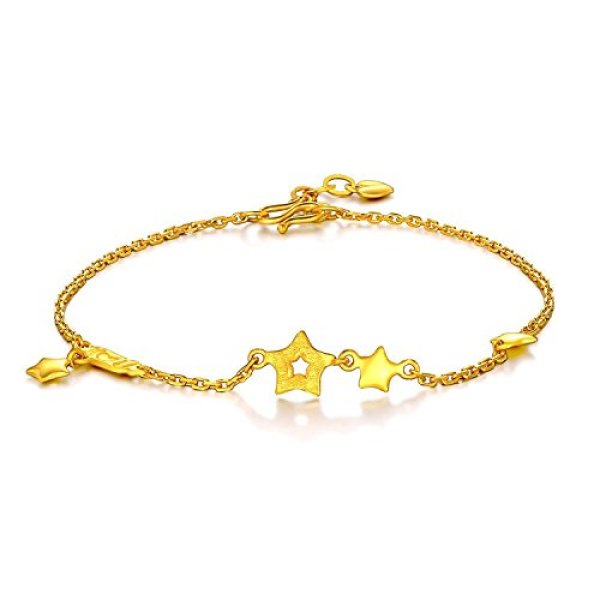 商品chow tai seng 周大生 黄金星星手链 3.39克