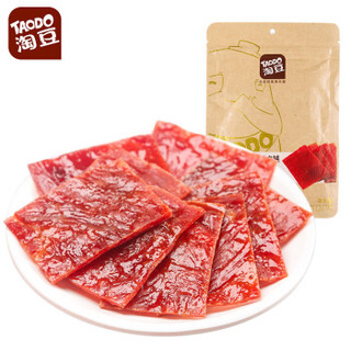  TAODO 淘豆 自然片猪肉脯 孜然味 100g