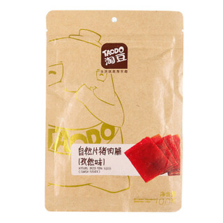  TAODO 淘豆 自然片猪肉脯 孜然味 100g