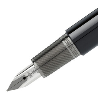 MONT BLANC 万宝龙 M系列 113618 磁性笔帽闭合钢笔 (黑色、M尖)