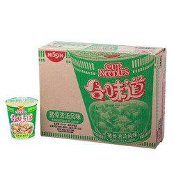 NISSIN 日清 合味道 猪骨浓汤味方便面 86g*12杯 *3件