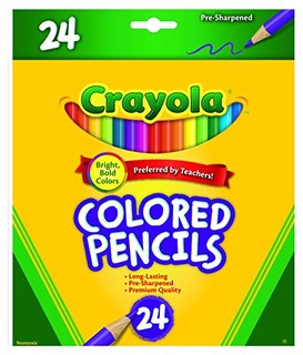 Crayola 绘儿乐 68-4024 24色彩色铅笔（长款）