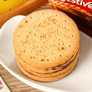McVitie's 麦维他 英国进口 麦维他黑巧克力消化饼200g 早餐 下午茶  休闲零食