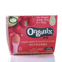 Organix 欧格 有机苹果和草莓泥 4*100g*2盒