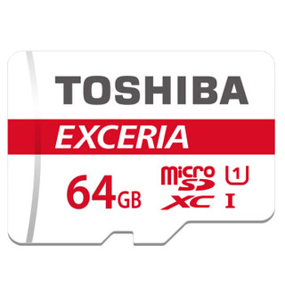 TOSHIBA 东芝 64GB TF存储卡（读取48M/s）