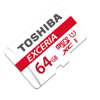 TOSHIBA 东芝 64GB TF存储卡（读取48M/s）