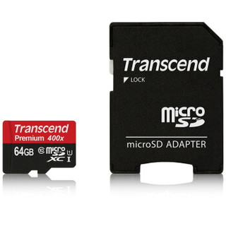 Transcend 创见 Premium 400x TF存储卡 64GB