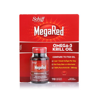 Schiff MegaRed Omega 3 Krill Oil 磷虾油 300mg*110粒*2
