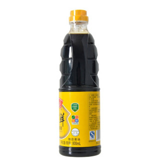 luhua 鲁花 自然鲜 酱香酱油 800ml