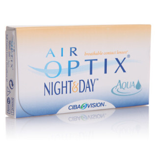 CIBA Vision 视康 Air Optix Aqua 水润舒视氧 月抛隐形眼镜 3片