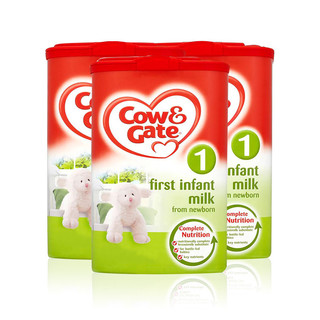 Cow&Gate 牛栏 经典系列 婴儿奶粉 英版 1段 900g*3罐