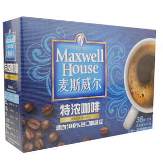 Maxwell House 麦斯威尔 特浓速溶咖啡 13g*38条*2件