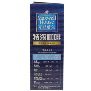 Maxwell House 麦斯威尔 特浓速溶咖啡 13g*38条*2件