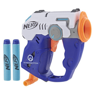 孩之宝(Hasbro)NERF热火 男孩儿童玩具枪 户外玩具 守望先锋战狼发射器猎空款 E3570