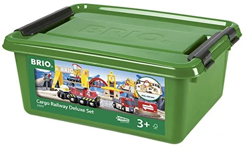 BRIO 火车系列 货运豪华级木质轨道套装
