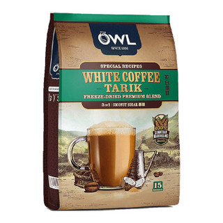 OWL 猫头鹰 三合一 拉白咖啡（椰糖）600g