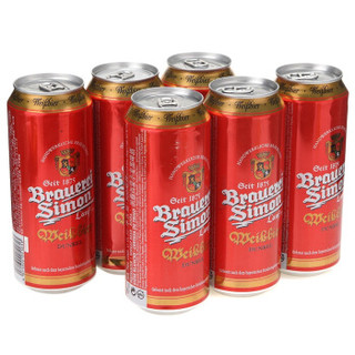 德国 Kaisersimon凯撒西蒙小麦黑啤酒500ml*6听