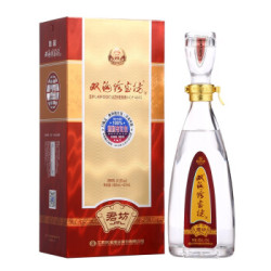 双沟 珍宝坊 君坊 浓香型白酒 41.8度 480ml+20ml 单瓶 *7件