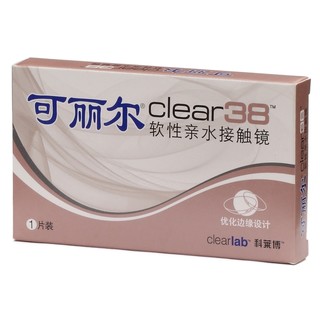 CLB 科莱博 可丽尔 Clear38 隐形眼镜月抛 1片装