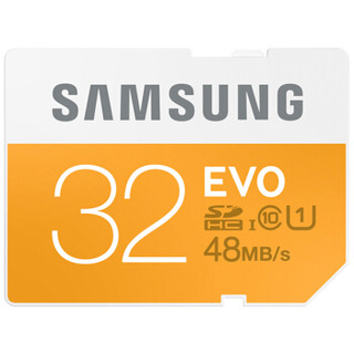 SAMSUNG 三星 EVO SDHC存储卡（32GB、UHS-I）