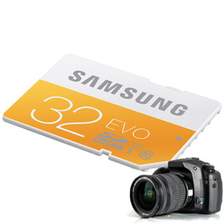 SAMSUNG 三星 EVO SDHC存储卡（32GB、UHS-I）