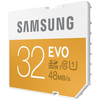 SAMSUNG 三星 EVO SDHC存储卡（32GB、UHS-I）