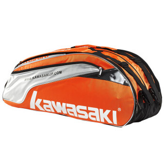 Kawasaki 川崎 TCC-8604 羽毛球包（六只装、橙色）