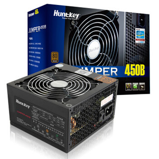 Huntkey 航嘉 JUMPER 450B 铜牌（85%）非模组化电脑电源 450W