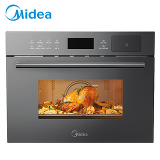 美的（Midea）BG3403嵌入式烤箱微波炉蒸箱三合一多重自净 家用多功能烘焙嵌入式微蒸烤34L R3