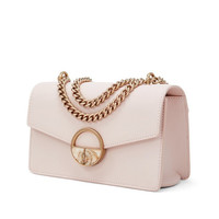 CHARLES & KEITH 女士皮质磁扣翻盖链条单肩包 CK2-20270333 粉红色 S