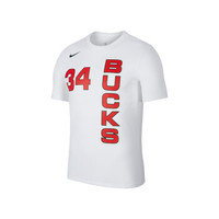 NBA 雄鹿队 字母哥阿德托昆博 Nike Dry 男子运动短袖T恤 AO0903-101 图片色 XL