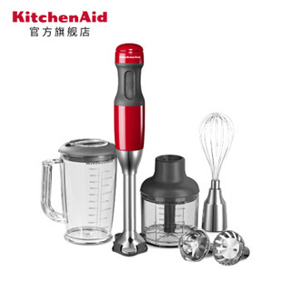 kitchenaid 5KHB2569C多功能料理棒搅拌棒 电动手持家用婴儿辅食料理机 帝王红