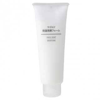 无印良品 MUJI 柔和保湿洁面泡沫 120g