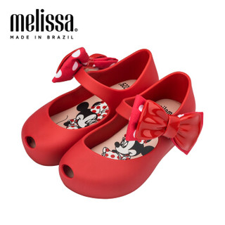 Mini Melissa Ultragirl + Minnie II Bb Me童鞋果冻鞋32377 红色 内长14.5cm
